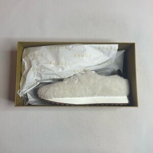 Rhude Sherpa Runners Cream Men’s Sneakers Size 8
